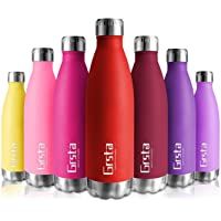 Grsta Botella de Agua- Botella Agua Acero Inoxidable sin BPA Pared 350ml-Rojo Botellas de Frío-Caliente Termo Botellas…